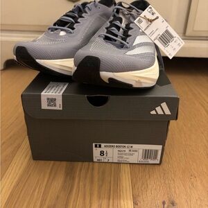 Adidas Adizero Boston 12 Women’s Gray Running Shoes